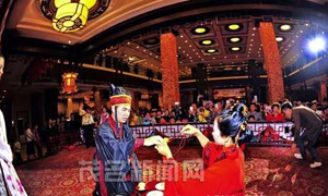 一对夫妻汉式周制婚礼在茂名颐天年酒店举行